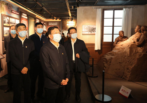 夏红民到中共山东早期历史纪念馆等地参观 并开展党史学习教育时强调 赓续红色血脉 增强历史自觉 坚持自我革命保持党的先进性纯洁性